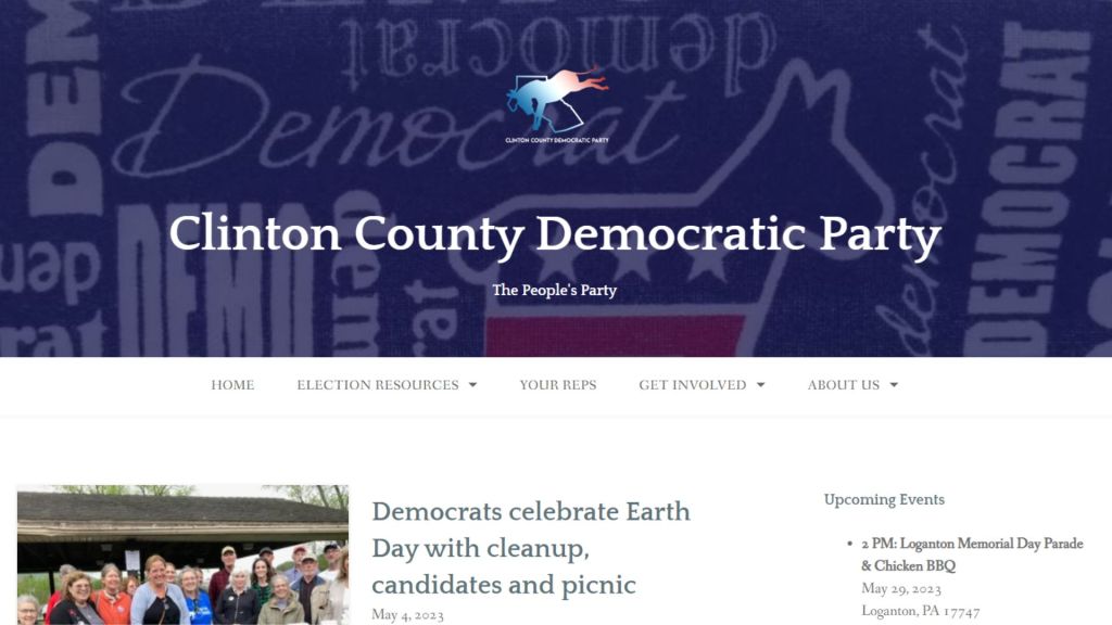 Homepage of Clinton County Democratic Committee